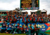 অনূর্ধ্ব-১৯ ক্রিকেট বিশ্বকাপ ট্রফি নিয়ে বাংলাদেশ দল