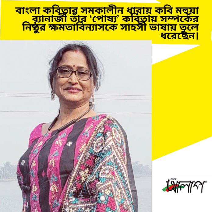 কবি মহুয়া ব্যানার্জী Doinik Alap